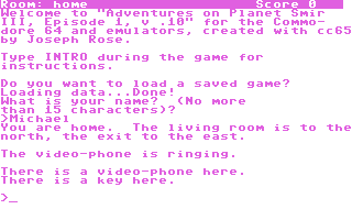 C64 GameBase Adventures_on_Planet_Smir_III_-_Episode_I_[Preview] (Preview) 2020
